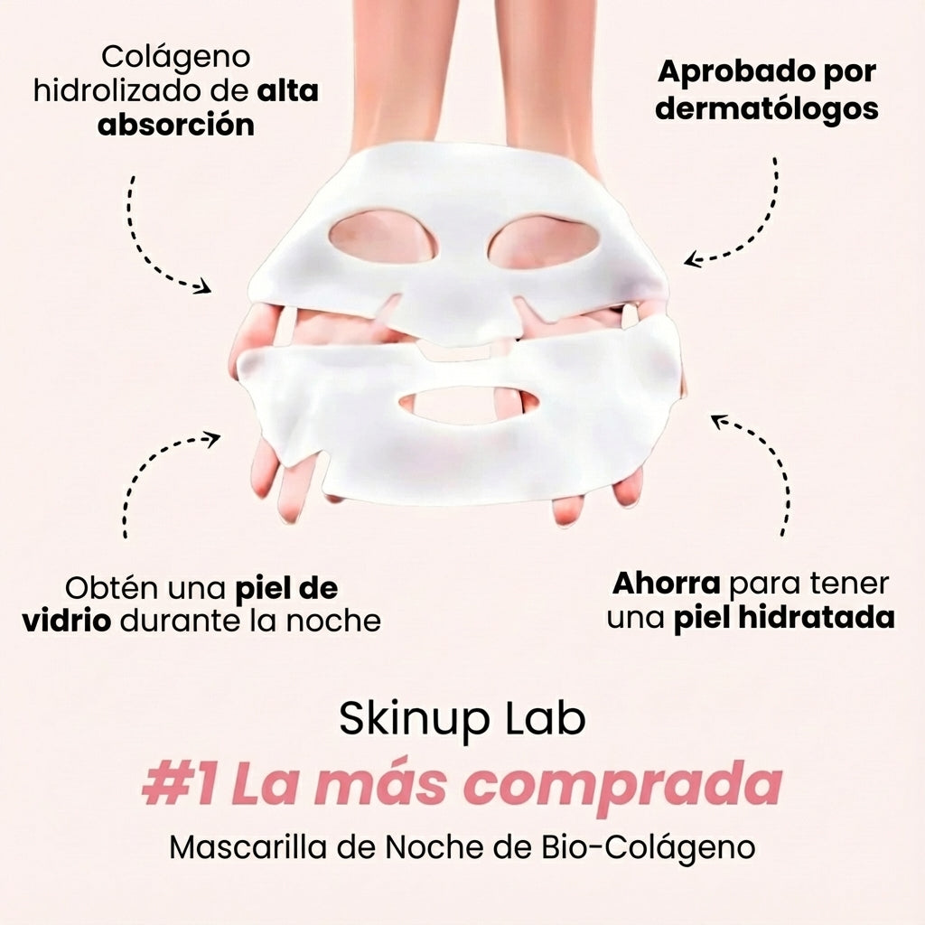 Mascarilla Bio-Colágeno – Reduce las arrugas después de una sola aplicación